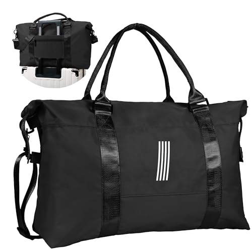 Graduation Gifts for Girls, Initial Travel Duffel Bag, Sports Bag, Personalized Weekender Bag,Monogram Overnight Bag Gift for Grandmother,Birthday Gifts Personalized Gifts (Letter M)