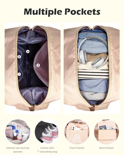 Graduation Gifts for Girls, Initial Travel Duffel Bag, Sports Bag, Personalized Weekender Bag,Monogram Overnight Bag Gift for Grandmother,Birthday Gifts Personalized Gifts (Letter M)