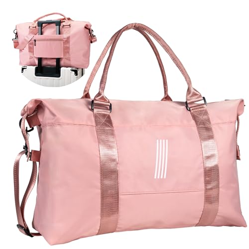Graduation Gifts for Girls, Initial Travel Duffel Bag, Sports Bag, Personalized Weekender Bag,Monogram Overnight Bag Gift for Grandmother,Birthday Gifts Personalized Gifts (Letter M)