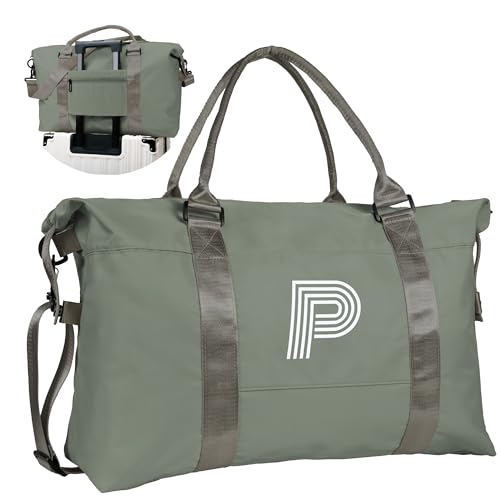 Graduation Gifts for Girls, Initial Travel Duffel Bag, Sports Bag, Personalized Weekender Bag,Monogram Overnight Bag Gift for Grandmother,Birthday Gifts Personalized Gifts (Letter M)