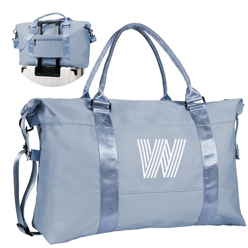 Graduation Gifts for Girls, Initial Travel Duffel Bag, Sports Bag, Personalized Weekender Bag,Monogram Overnight Bag Gift for Grandmother,Birthday Gifts Personalized Gifts (Letter M)