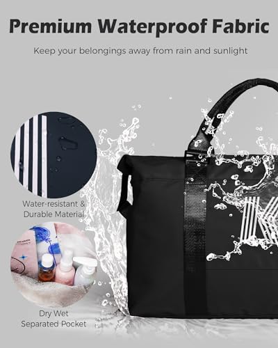 Graduation Gifts for Girls, Initial Travel Duffel Bag, Sports Bag, Personalized Weekender Bag,Monogram Overnight Bag Gift for Grandmother,Birthday Gifts Personalized Gifts (Letter M)