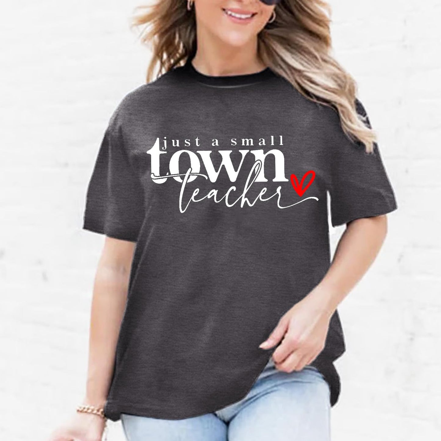 Womens Teacher Shirts Wild About Teaching Leopard Print T-Shirt Teacher Life Tee Top