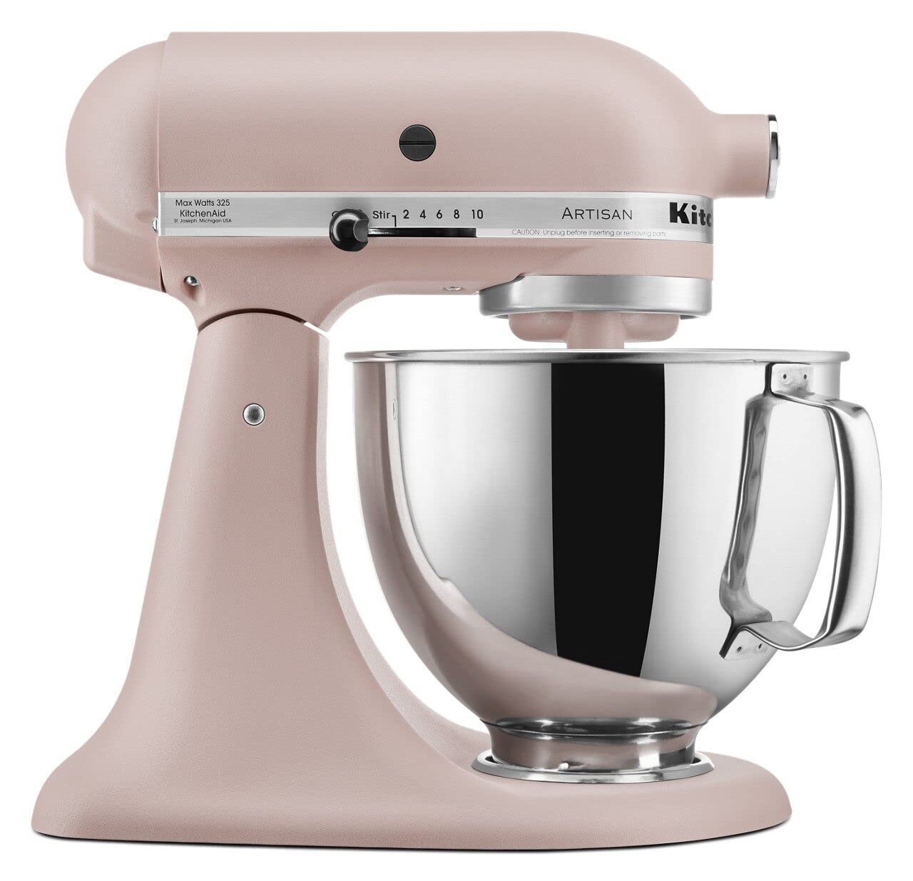 KitchenAid Artisan Series 5 Quart Tilt Head Stand Mixer with Pouring Shield KSM150PS, Removable bowl, Aqua Sky