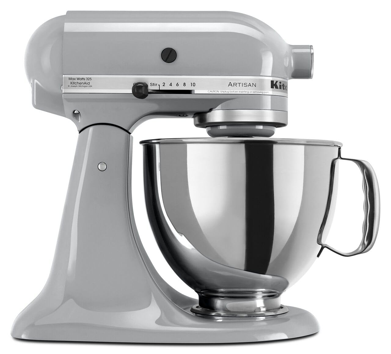 KitchenAid Artisan Series 5 Quart Tilt Head Stand Mixer with Pouring Shield KSM150PS, Removable bowl, Aqua Sky