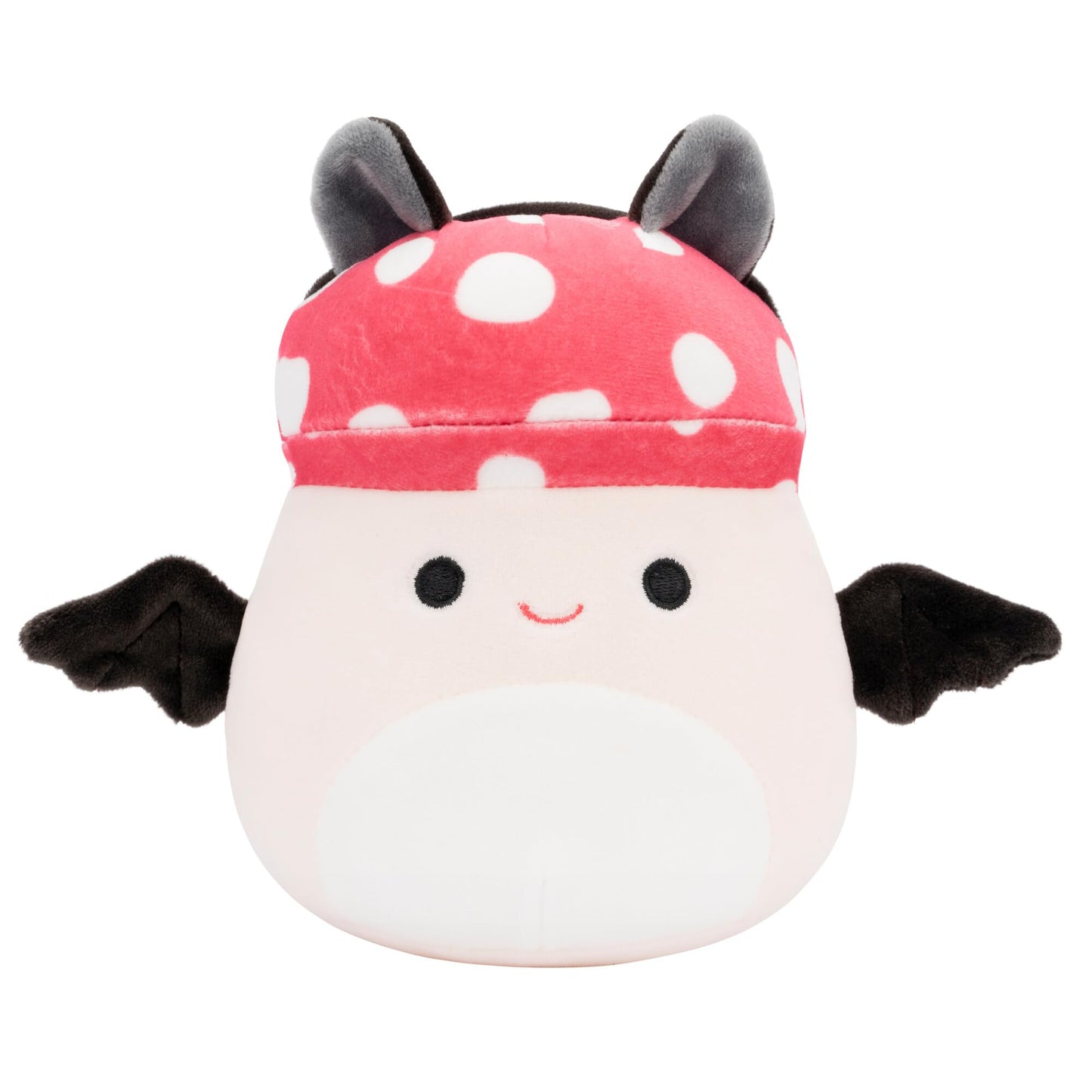 Squishmallows Original 5-Inch Halloween 4-Pack – Gabin Pumpkin Axolotl, Fitzy Goblin Holding Latte, Malcolm Bat Mushroom, Ms. K Purple Clown – Official Jazwares Plush (Little)