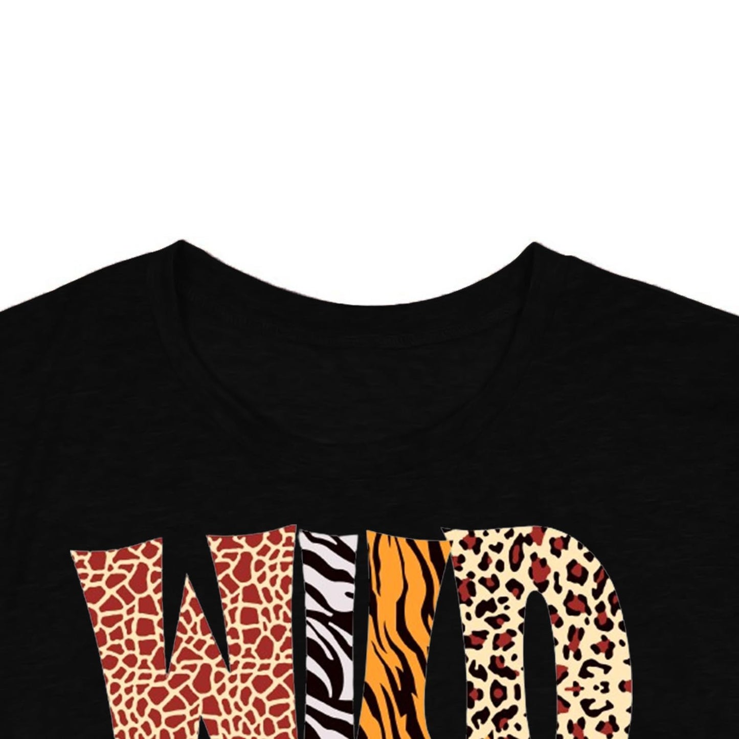 Womens Teacher Shirts Wild About Teaching Leopard Print T-Shirt Teacher Life Tee Top