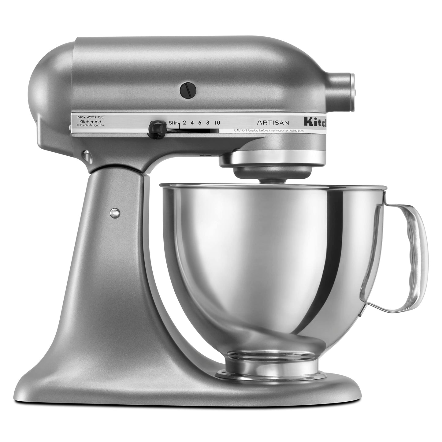 KitchenAid Artisan Series 5 Quart Tilt Head Stand Mixer with Pouring Shield KSM150PS, Removable bowl, Aqua Sky