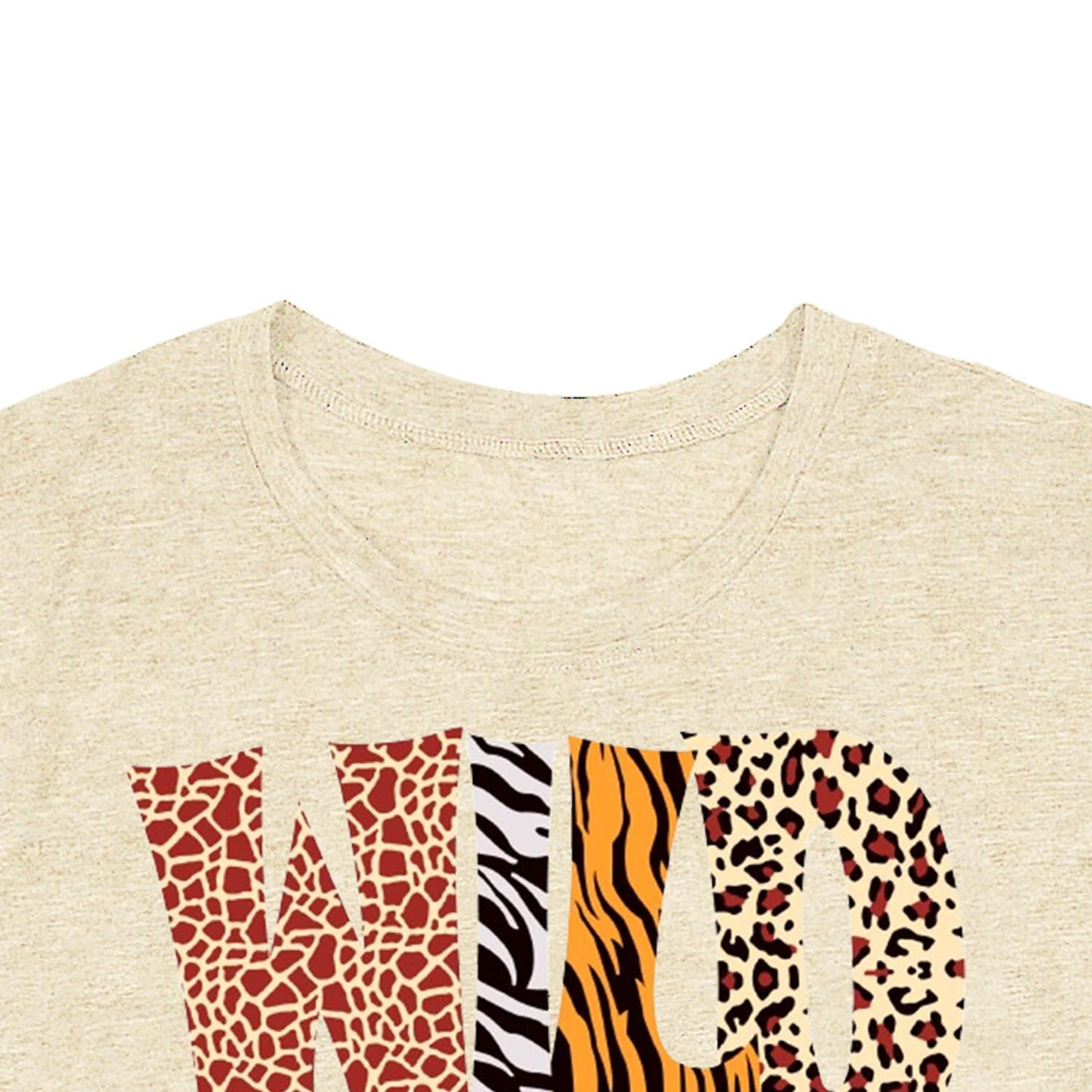 Womens Teacher Shirts Wild About Teaching Leopard Print T-Shirt Teacher Life Tee Top