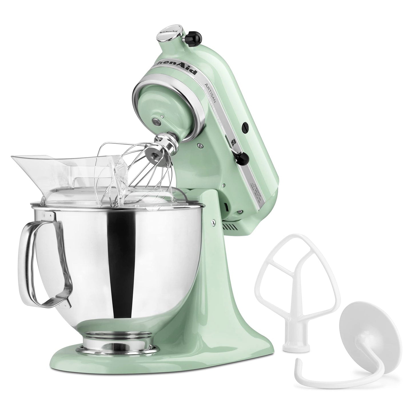 KitchenAid Artisan Series 5 Quart Tilt Head Stand Mixer with Pouring Shield KSM150PS, Removable bowl, Aqua Sky