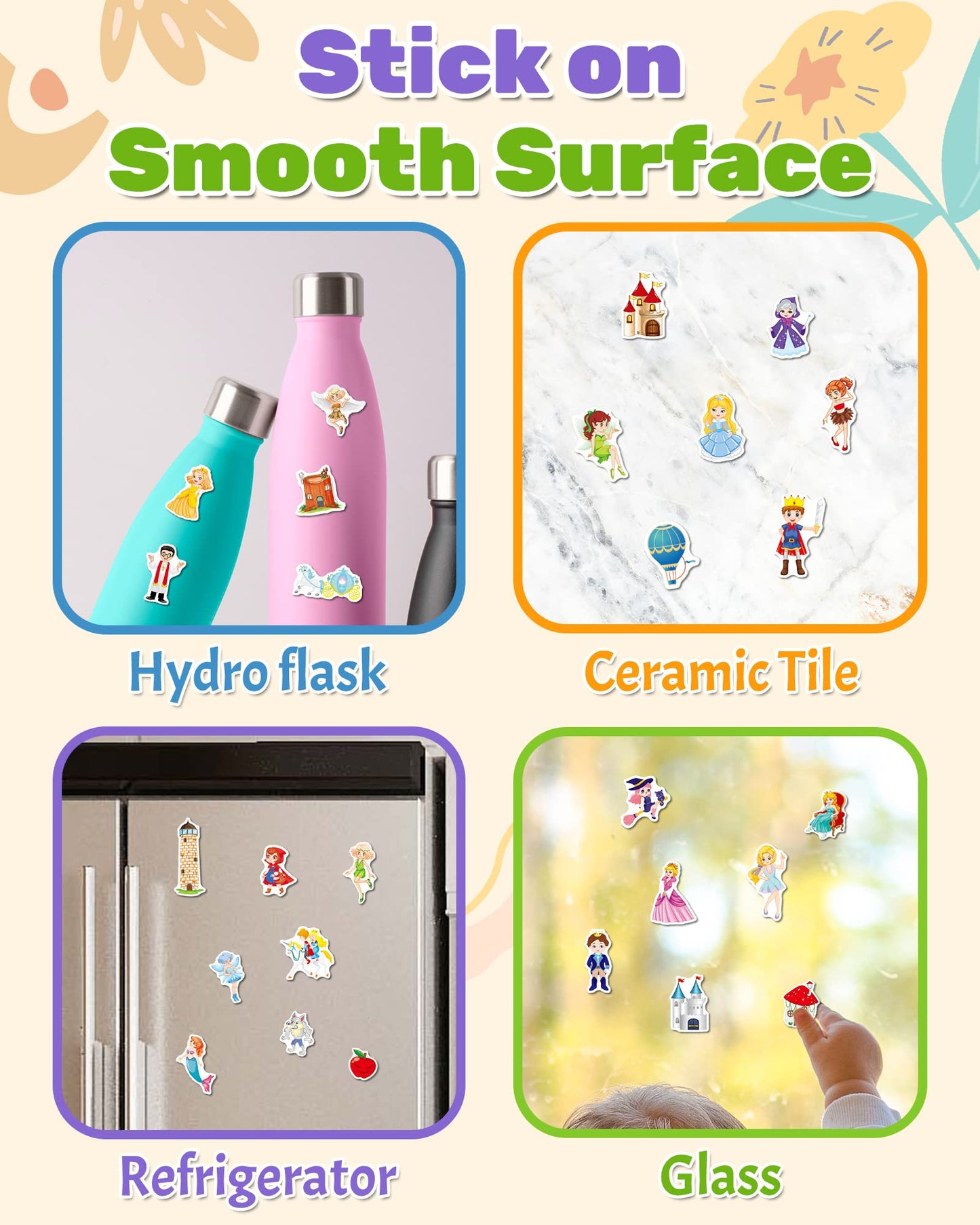 Benresive Halloween Reusable Sticker Book for Toddlers 2-4 Year, Travel Halloween Stickers for Kids, Waterproof Sticker Books for Toddlers 1-3, 38 Pcs Crafts Activities for Todddlers 1-3 2-4 3-5