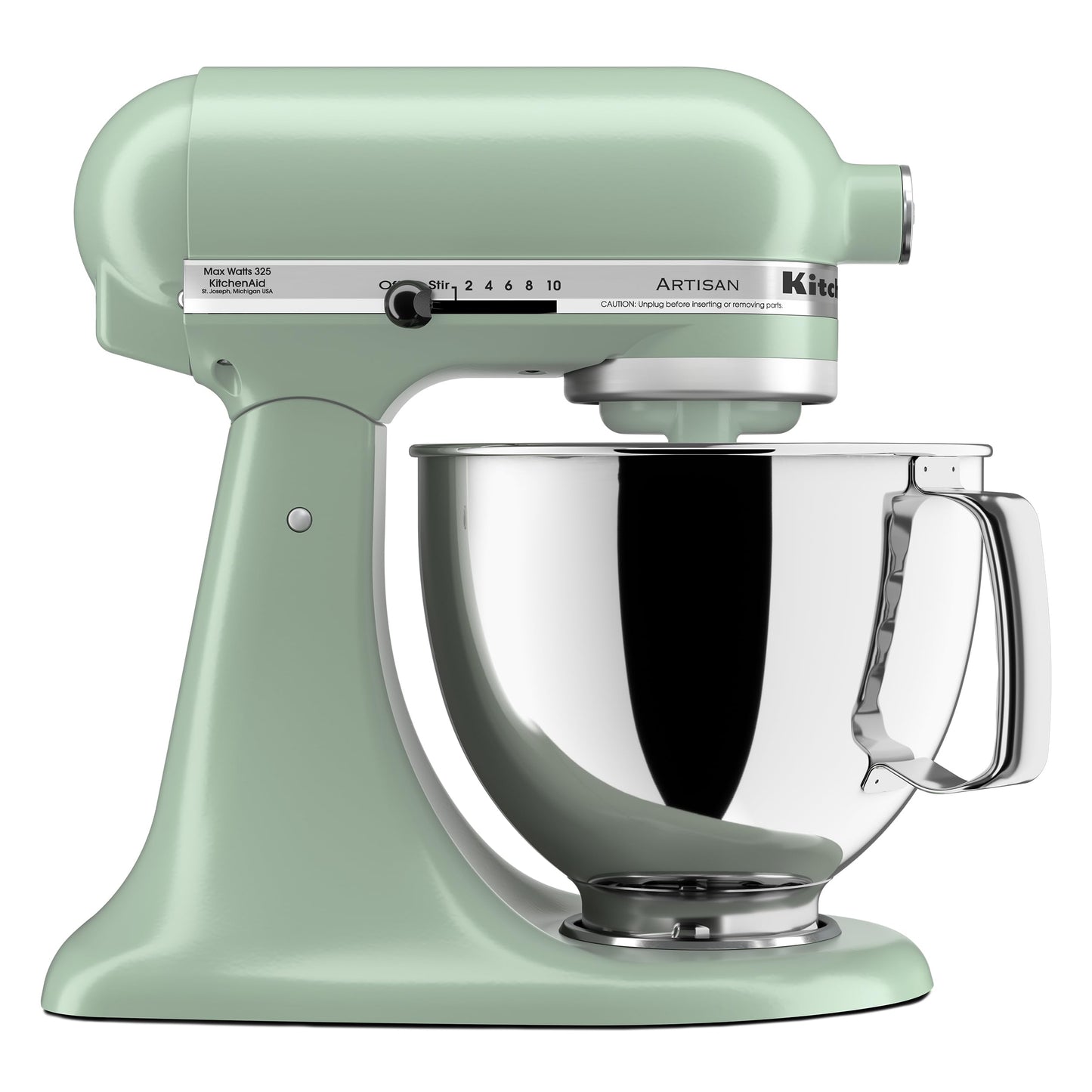 KitchenAid Artisan Series 5 Quart Tilt Head Stand Mixer with Pouring Shield KSM150PS, Removable bowl, Aqua Sky