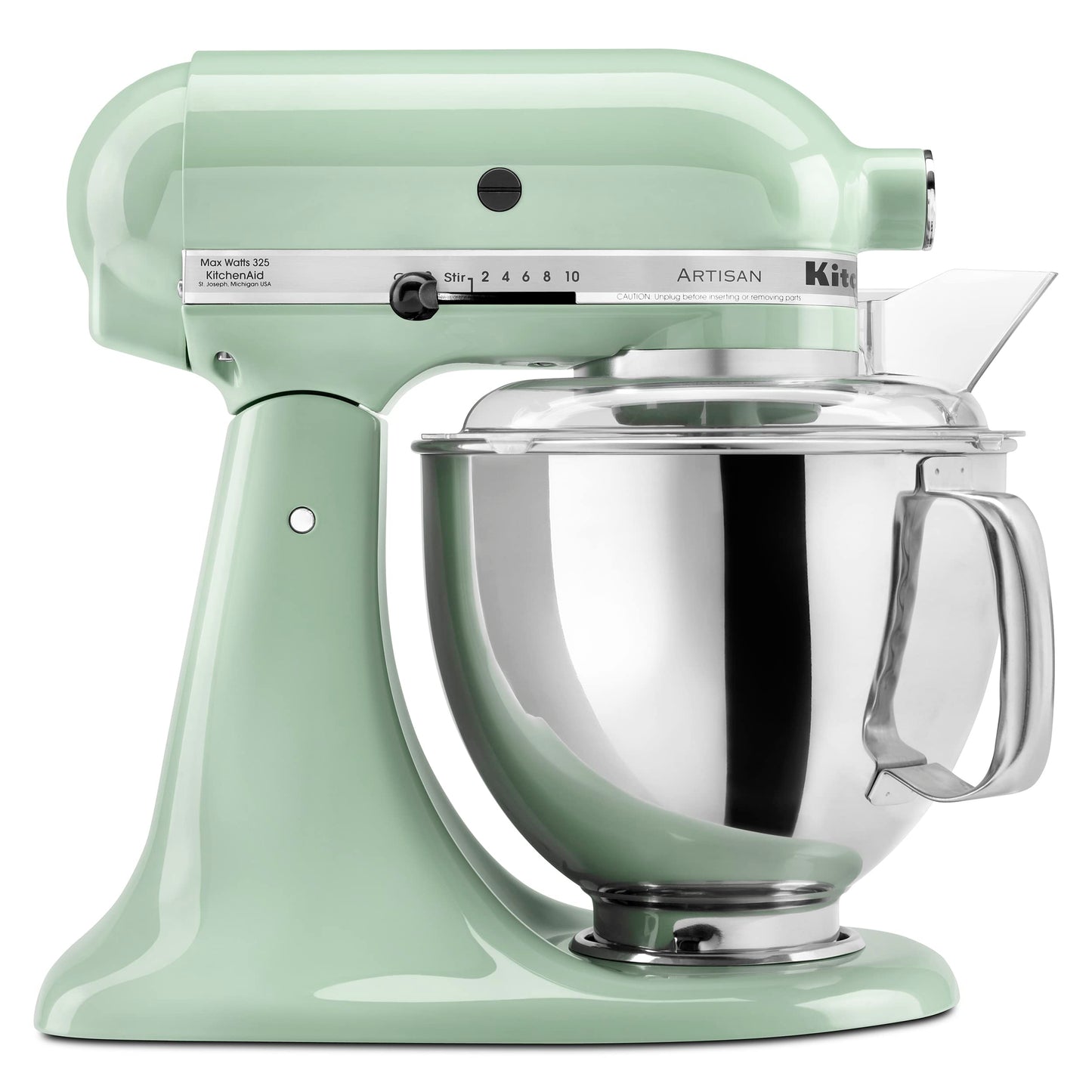 KitchenAid Artisan Series 5 Quart Tilt Head Stand Mixer with Pouring Shield KSM150PS, Removable bowl, Aqua Sky