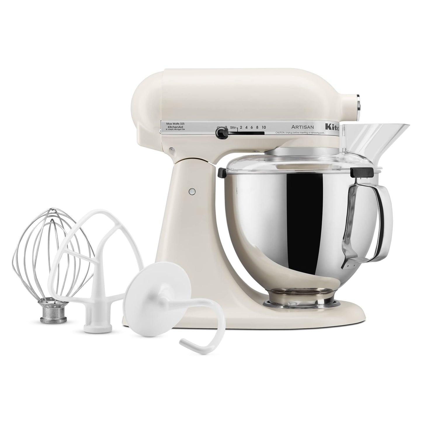 KitchenAid Artisan Series 5 Quart Tilt Head Stand Mixer with Pouring Shield KSM150PS, Removable bowl, Aqua Sky