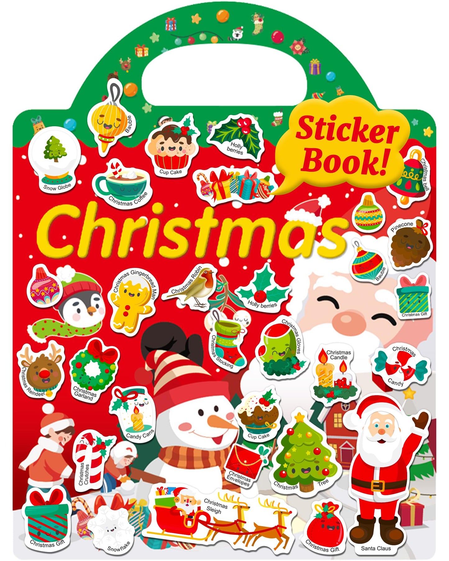 Benresive Halloween Reusable Sticker Book for Toddlers 2-4 Year, Travel Halloween Stickers for Kids, Waterproof Sticker Books for Toddlers 1-3, 38 Pcs Crafts Activities for Todddlers 1-3 2-4 3-5