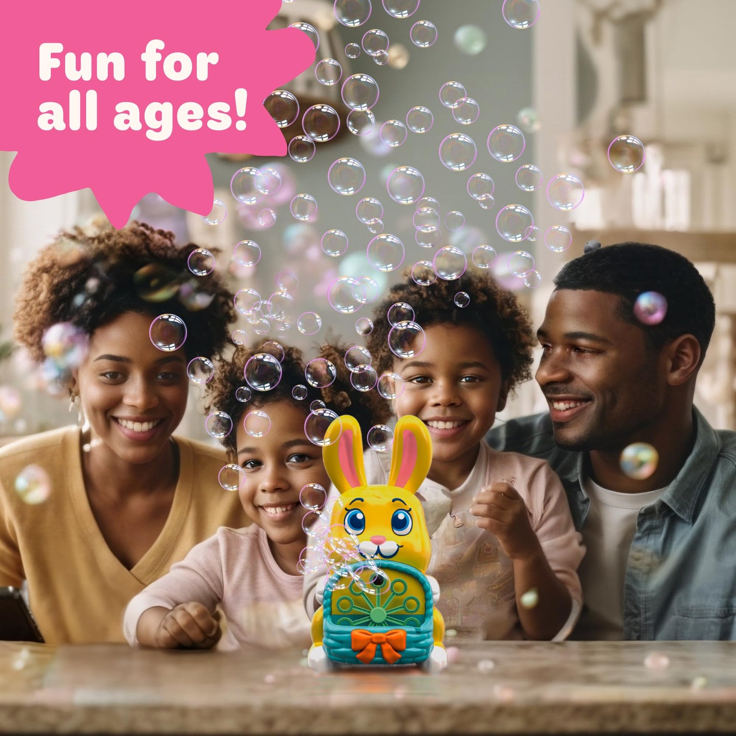 Move2Play, Halloween Bubble Machine | Indoor or Outdoor Halloween Decoration That Includes Spooky Sound Effects, Lights, and Bubbles | Halloween Party Decor | Toy for Toddlers, Kids, Adults