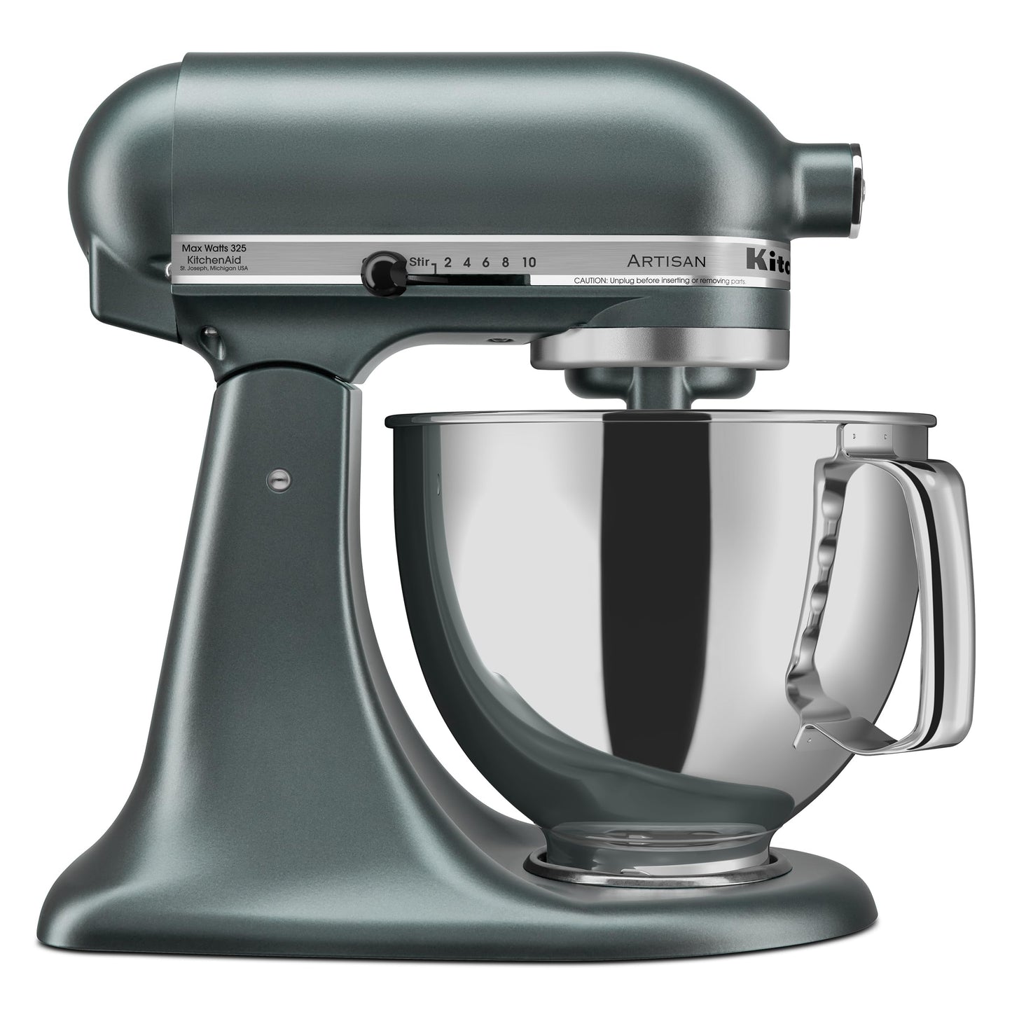 KitchenAid Artisan Series 5 Quart Tilt Head Stand Mixer with Pouring Shield KSM150PS, Removable bowl, Aqua Sky