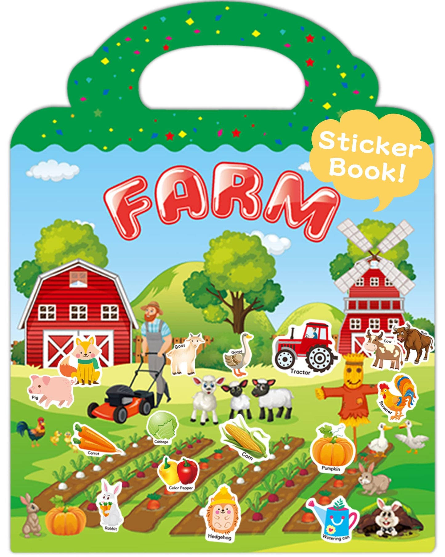 Benresive Halloween Reusable Sticker Book for Toddlers 2-4 Year, Travel Halloween Stickers for Kids, Waterproof Sticker Books for Toddlers 1-3, 38 Pcs Crafts Activities for Todddlers 1-3 2-4 3-5