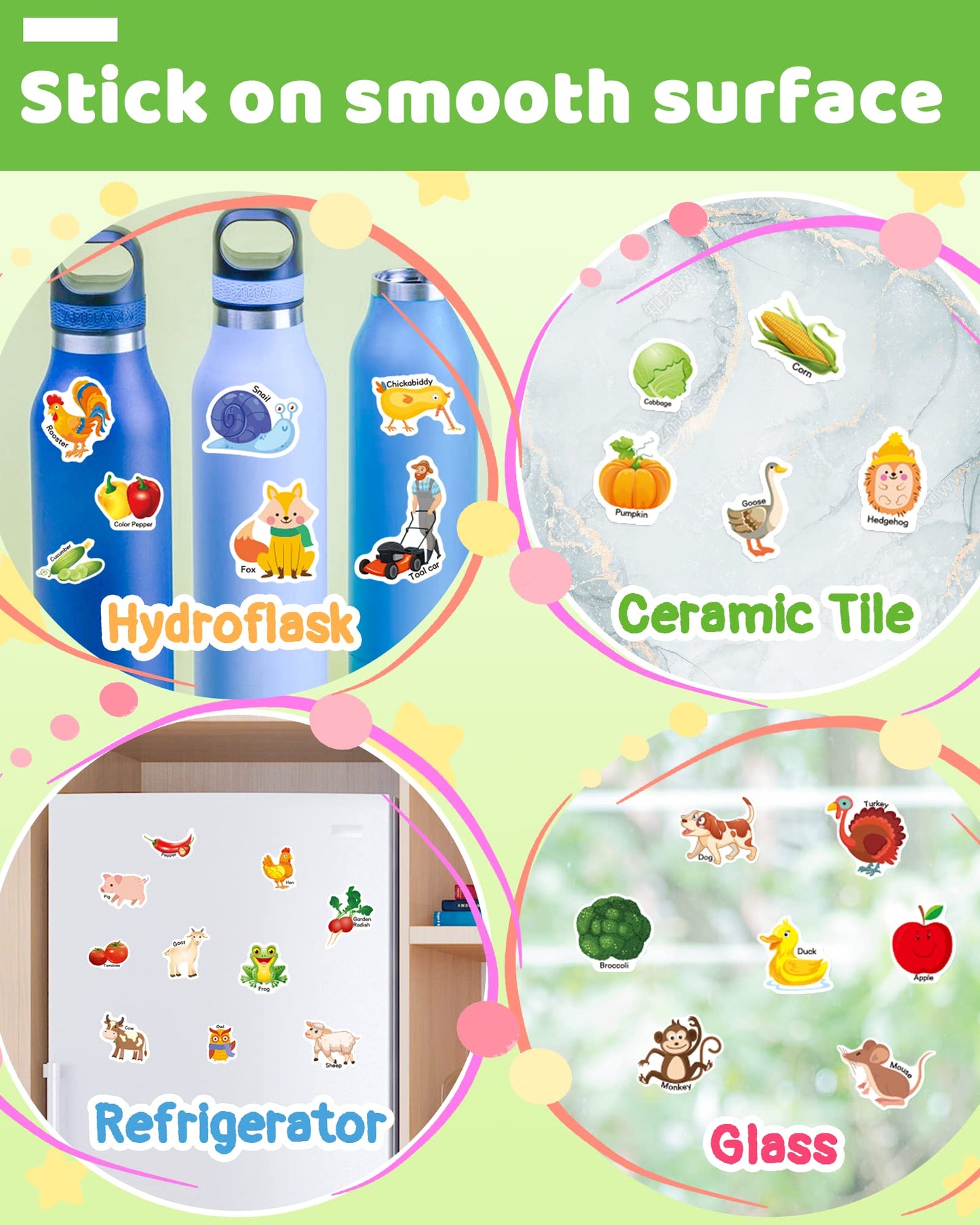 Benresive Halloween Reusable Sticker Book for Toddlers 2-4 Year, Travel Halloween Stickers for Kids, Waterproof Sticker Books for Toddlers 1-3, 38 Pcs Crafts Activities for Todddlers 1-3 2-4 3-5