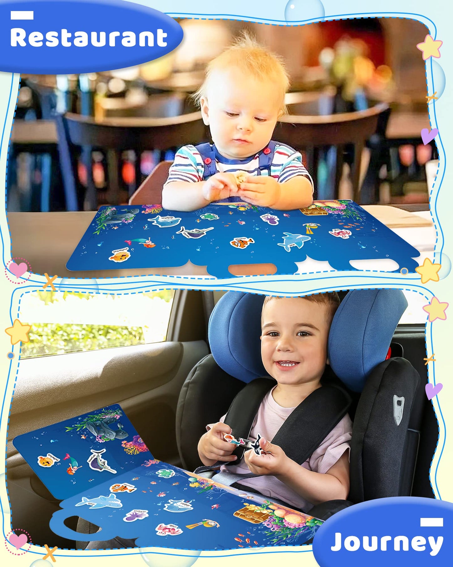 Benresive Halloween Reusable Sticker Book for Toddlers 2-4 Year, Travel Halloween Stickers for Kids, Waterproof Sticker Books for Toddlers 1-3, 38 Pcs Crafts Activities for Todddlers 1-3 2-4 3-5