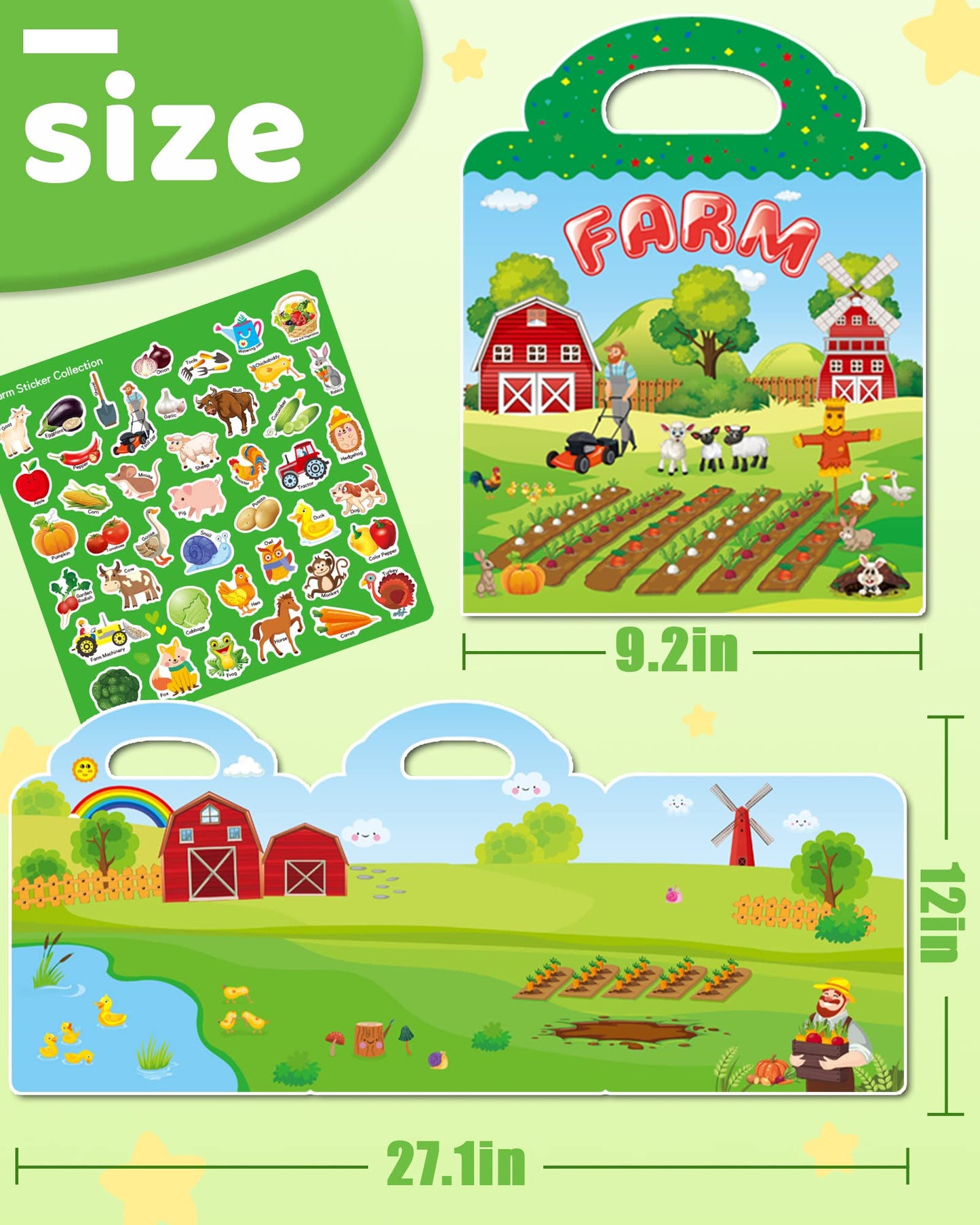 Benresive Halloween Reusable Sticker Book for Toddlers 2-4 Year, Travel Halloween Stickers for Kids, Waterproof Sticker Books for Toddlers 1-3, 38 Pcs Crafts Activities for Todddlers 1-3 2-4 3-5