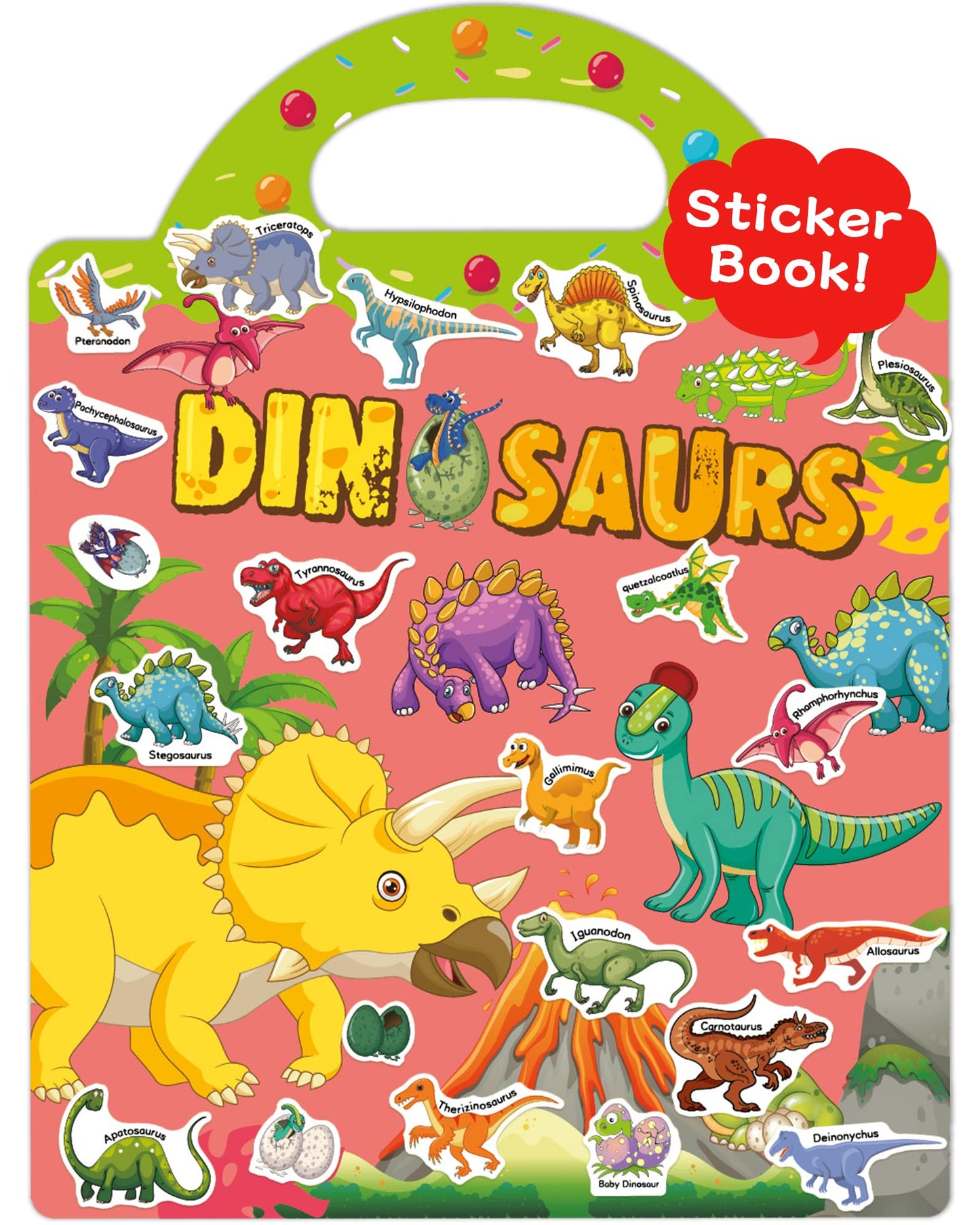 Benresive Halloween Reusable Sticker Book for Toddlers 2-4 Year, Travel Halloween Stickers for Kids, Waterproof Sticker Books for Toddlers 1-3, 38 Pcs Crafts Activities for Todddlers 1-3 2-4 3-5