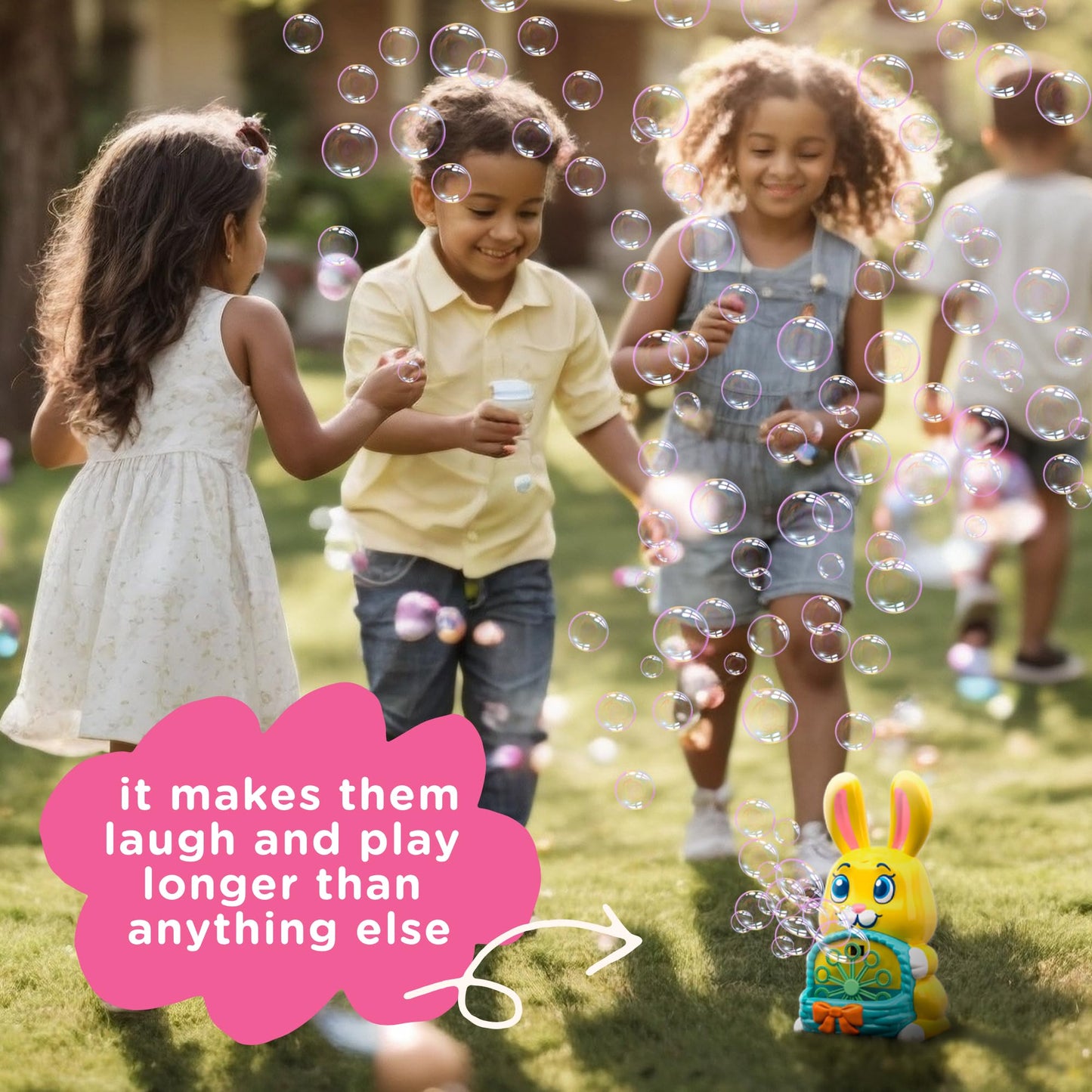 Move2Play, Halloween Bubble Machine | Indoor or Outdoor Halloween Decoration That Includes Spooky Sound Effects, Lights, and Bubbles | Halloween Party Decor | Toy for Toddlers, Kids, Adults