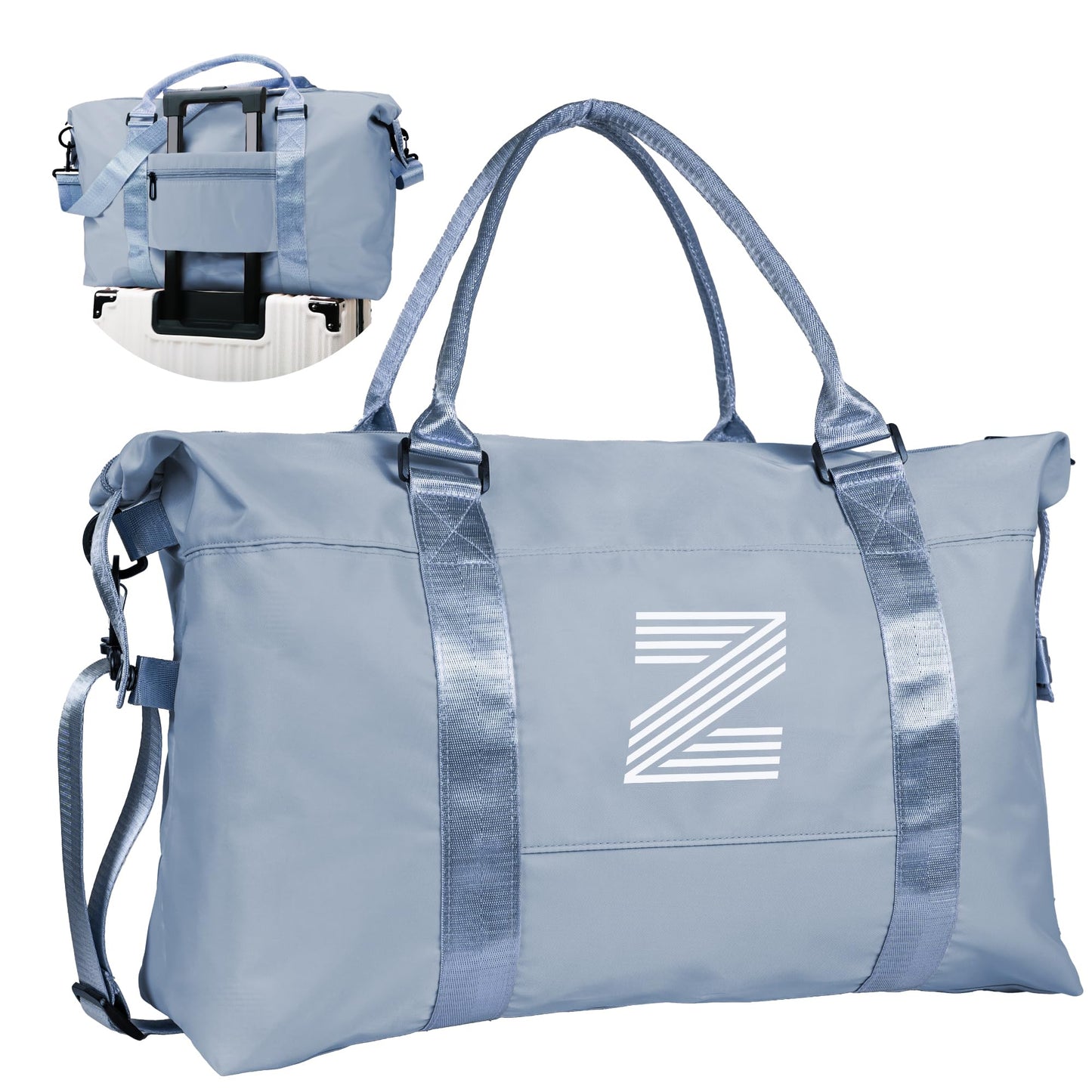 Graduation Gifts for Girls, Initial Travel Duffel Bag, Sports Bag, Personalized Weekender Bag,Monogram Overnight Bag Gift for Grandmother,Birthday Gifts Personalized Gifts (Letter M)