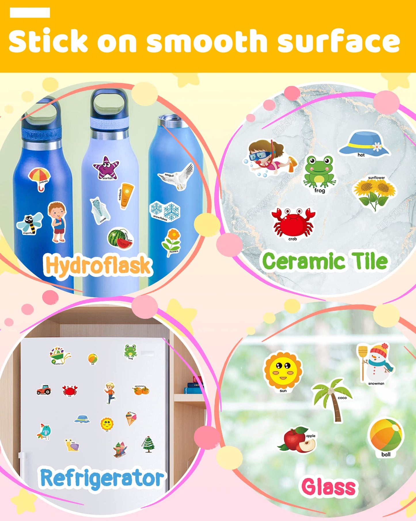Benresive Halloween Reusable Sticker Book for Toddlers 2-4 Year, Travel Halloween Stickers for Kids, Waterproof Sticker Books for Toddlers 1-3, 38 Pcs Crafts Activities for Todddlers 1-3 2-4 3-5