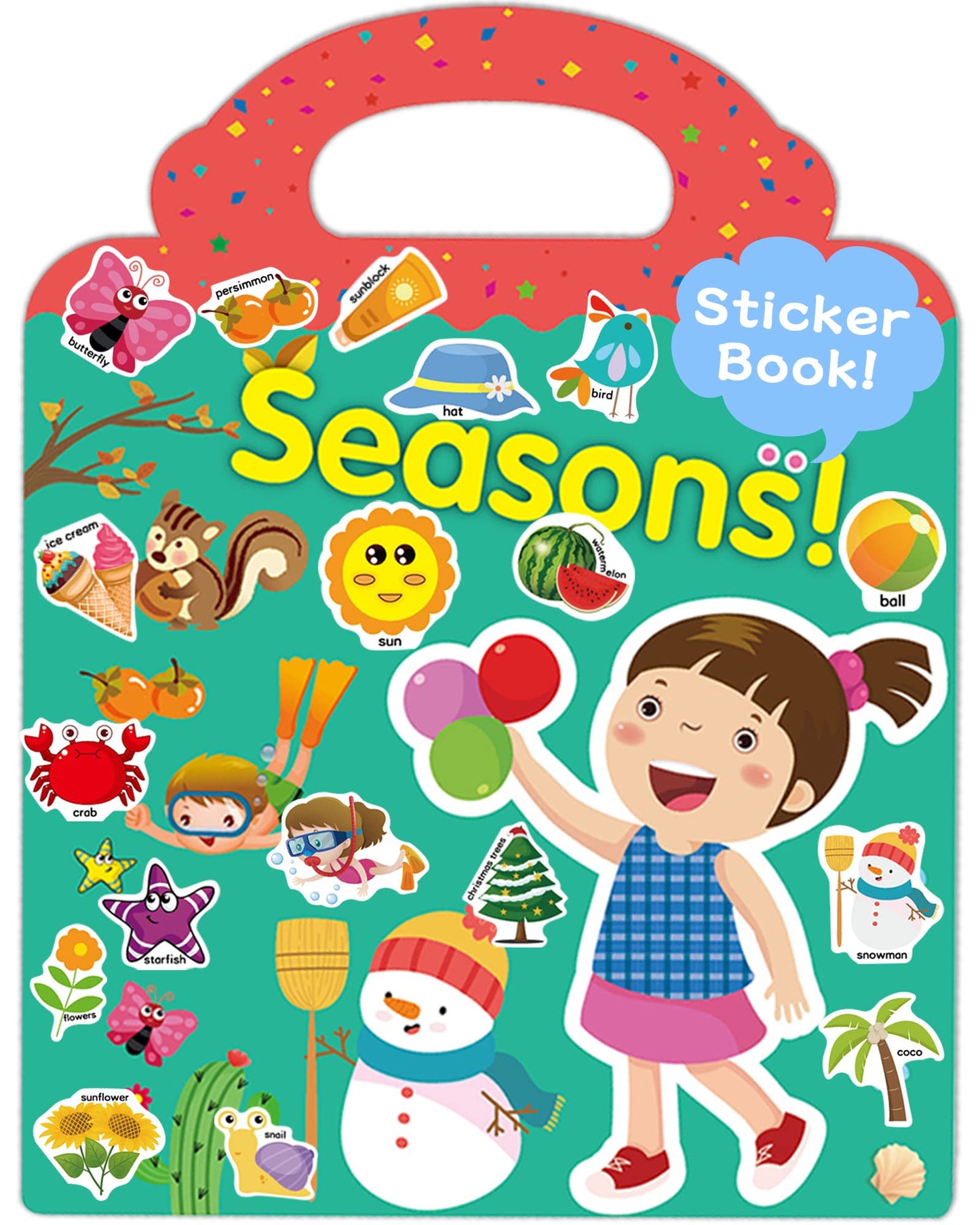 Benresive Halloween Reusable Sticker Book for Toddlers 2-4 Year, Travel Halloween Stickers for Kids, Waterproof Sticker Books for Toddlers 1-3, 38 Pcs Crafts Activities for Todddlers 1-3 2-4 3-5