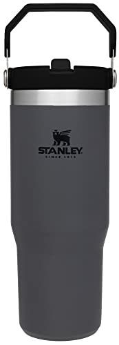 Stanley IceFlow Stainless Steel Tumbler - Vacuum Insulated Water Bottle for Home, Office or Car Reusable Cup with Straw Leak Resistant Flip Cold for 12 Hours or Iced for 2 Days, Mist, 30 OZ / 0.89 L