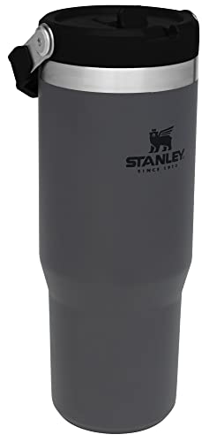 Stanley IceFlow Stainless Steel Tumbler - Vacuum Insulated Water Bottle for Home, Office or Car Reusable Cup with Straw Leak Resistant Flip Cold for 12 Hours or Iced for 2 Days, Mist, 30 OZ / 0.89 L