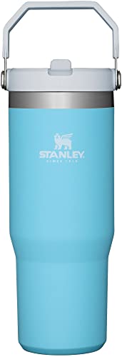Stanley IceFlow Stainless Steel Tumbler - Vacuum Insulated Water Bottle for Home, Office or Car Reusable Cup with Straw Leak Resistant Flip Cold for 12 Hours or Iced for 2 Days, Mist, 30 OZ / 0.89 L
