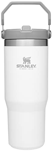 Stanley IceFlow Stainless Steel Tumbler - Vacuum Insulated Water Bottle for Home, Office or Car Reusable Cup with Straw Leak Resistant Flip Cold for 12 Hours or Iced for 2 Days, Mist, 30 OZ / 0.89 L