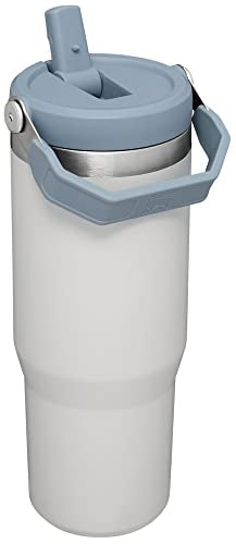 Stanley IceFlow Stainless Steel Tumbler - Vacuum Insulated Water Bottle for Home, Office or Car Reusable Cup with Straw Leak Resistant Flip Cold for 12 Hours or Iced for 2 Days, Mist, 30 OZ / 0.89 L