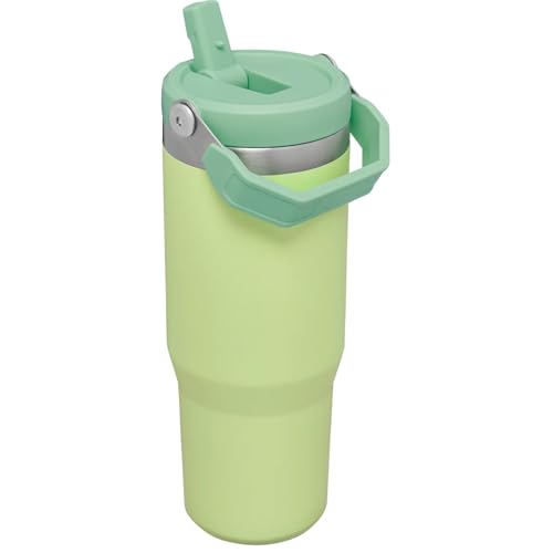 Stanley IceFlow Stainless Steel Tumbler - Vacuum Insulated Water Bottle for Home, Office or Car Reusable Cup with Straw Leak Resistant Flip Cold for 12 Hours or Iced for 2 Days, Mist, 30 OZ / 0.89 L