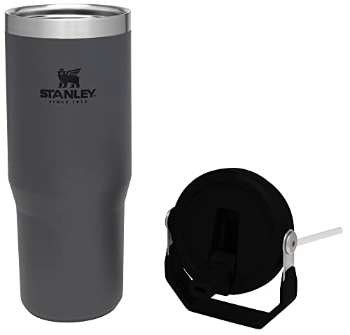 Stanley IceFlow Stainless Steel Tumbler - Vacuum Insulated Water Bottle for Home, Office or Car Reusable Cup with Straw Leak Resistant Flip Cold for 12 Hours or Iced for 2 Days, Mist, 30 OZ / 0.89 L