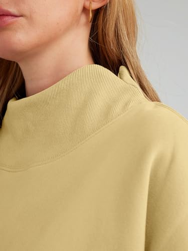 Trendy Queen Womens Oversized Sweatshirts Turtleneck Pullover Long Sleeve Hoodies Tops Fall Outfits 2024 Clothes