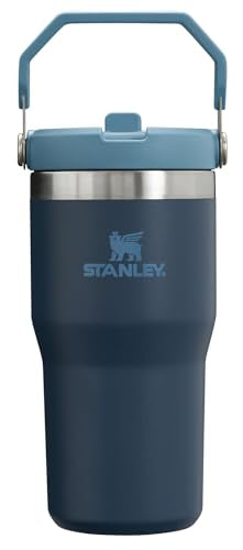 Stanley IceFlow Stainless Steel Tumbler - Vacuum Insulated Water Bottle for Home, Office or Car Reusable Cup with Straw Leak Resistant Flip Cold for 12 Hours or Iced for 2 Days, Mist, 30 OZ / 0.89 L