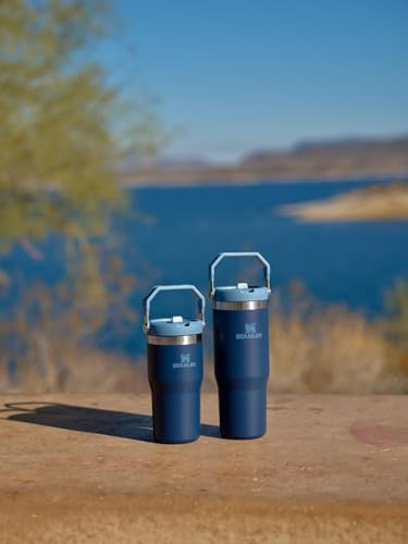 Stanley IceFlow Stainless Steel Tumbler - Vacuum Insulated Water Bottle for Home, Office or Car Reusable Cup with Straw Leak Resistant Flip Cold for 12 Hours or Iced for 2 Days, Mist, 30 OZ / 0.89 L
