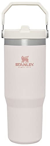 Stanley IceFlow Stainless Steel Tumbler - Vacuum Insulated Water Bottle for Home, Office or Car Reusable Cup with Straw Leak Resistant Flip Cold for 12 Hours or Iced for 2 Days, Mist, 30 OZ / 0.89 L