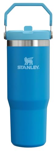 Stanley IceFlow Stainless Steel Tumbler - Vacuum Insulated Water Bottle for Home, Office or Car Reusable Cup with Straw Leak Resistant Flip Cold for 12 Hours or Iced for 2 Days, Mist, 30 OZ / 0.89 L