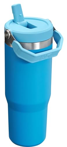Stanley IceFlow Stainless Steel Tumbler - Vacuum Insulated Water Bottle for Home, Office or Car Reusable Cup with Straw Leak Resistant Flip Cold for 12 Hours or Iced for 2 Days, Mist, 30 OZ / 0.89 L