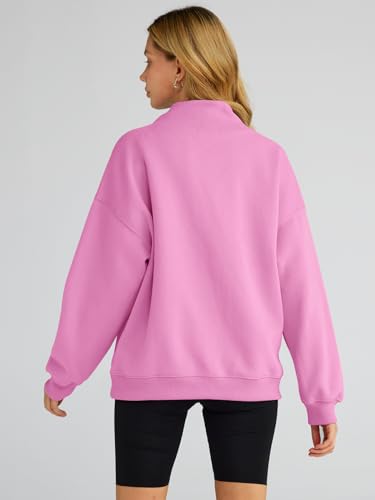 Trendy Queen Womens Oversized Sweatshirts Turtleneck Pullover Long Sleeve Hoodies Tops Fall Outfits 2024 Clothes