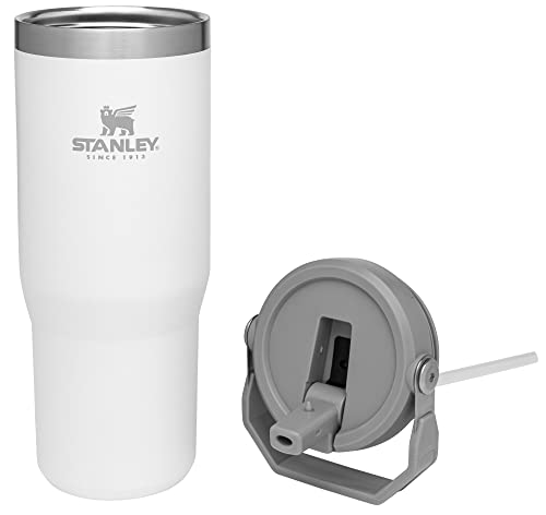 Stanley IceFlow Stainless Steel Tumbler - Vacuum Insulated Water Bottle for Home, Office or Car Reusable Cup with Straw Leak Resistant Flip Cold for 12 Hours or Iced for 2 Days, Mist, 30 OZ / 0.89 L