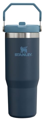 Stanley IceFlow Stainless Steel Tumbler - Vacuum Insulated Water Bottle for Home, Office or Car Reusable Cup with Straw Leak Resistant Flip Cold for 12 Hours or Iced for 2 Days, Mist, 30 OZ / 0.89 L