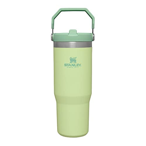 Stanley IceFlow Stainless Steel Tumbler - Vacuum Insulated Water Bottle for Home, Office or Car Reusable Cup with Straw Leak Resistant Flip Cold for 12 Hours or Iced for 2 Days, Mist, 30 OZ / 0.89 L