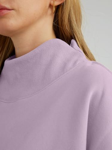 Trendy Queen Womens Oversized Sweatshirts Turtleneck Pullover Long Sleeve Hoodies Tops Fall Outfits 2024 Clothes