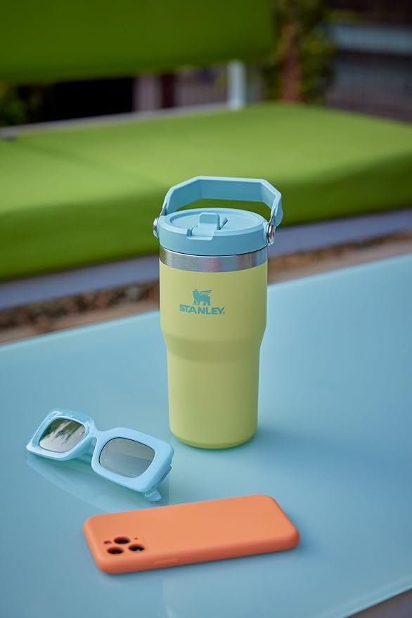 Stanley IceFlow Stainless Steel Tumbler - Vacuum Insulated Water Bottle for Home, Office or Car Reusable Cup with Straw Leak Resistant Flip Cold for 12 Hours or Iced for 2 Days, Mist, 30 OZ / 0.89 L