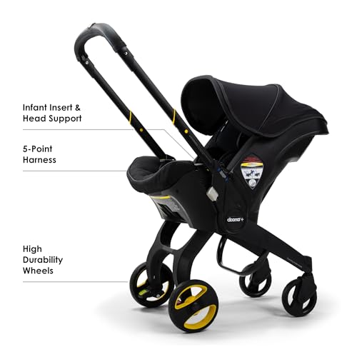 Doona Car Seat & Stroller, Nitro Black - All-in-One Travel System